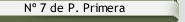 Nº 7 de P. Primera